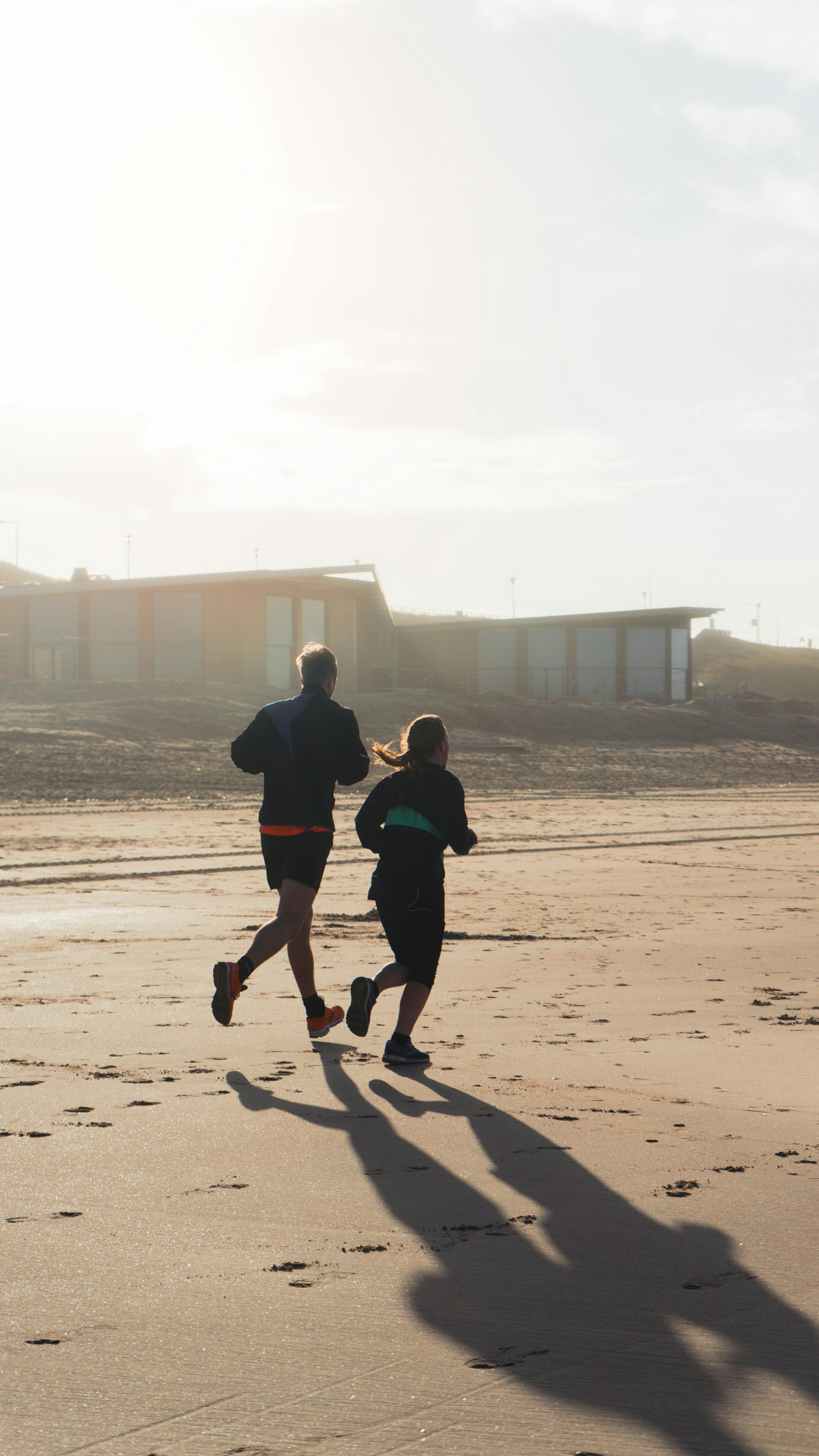 Couple Running